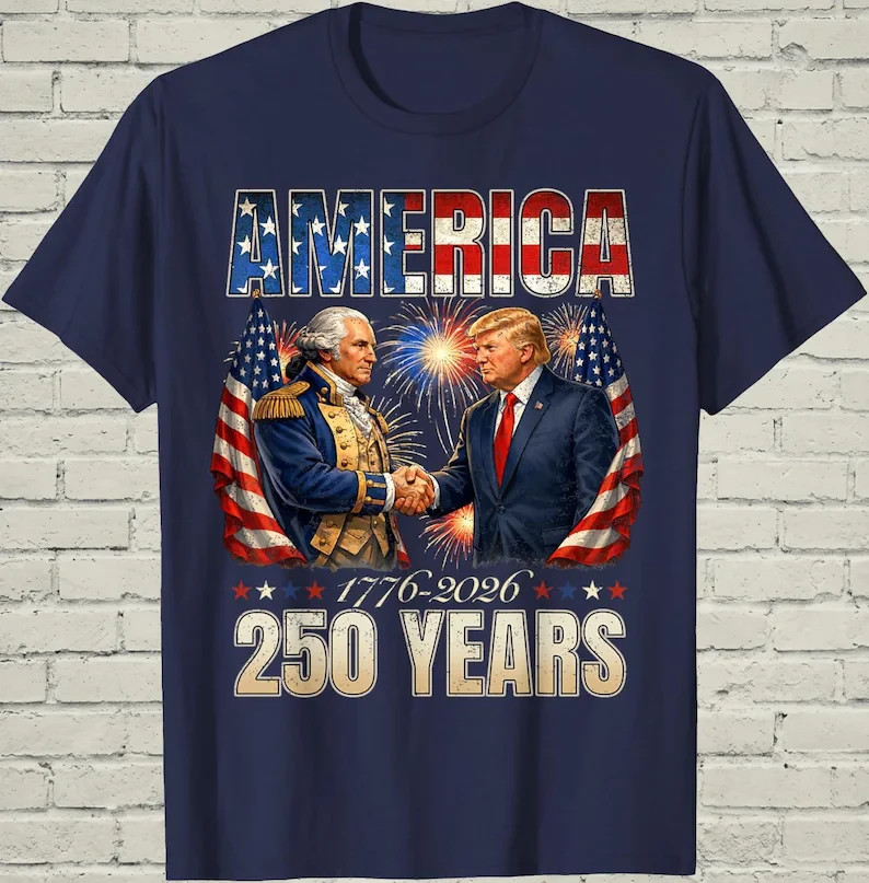 America 250th Anniversary Shirt, Trump Washington Patriotic Tee gallery