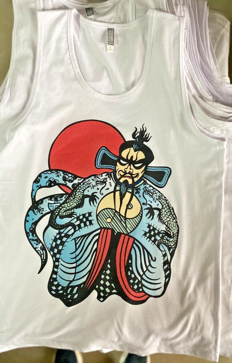 Fu Manchu Tank Top - T-Shirt Jack Burton Movie Big Trouble in Little China S-3XL gallery