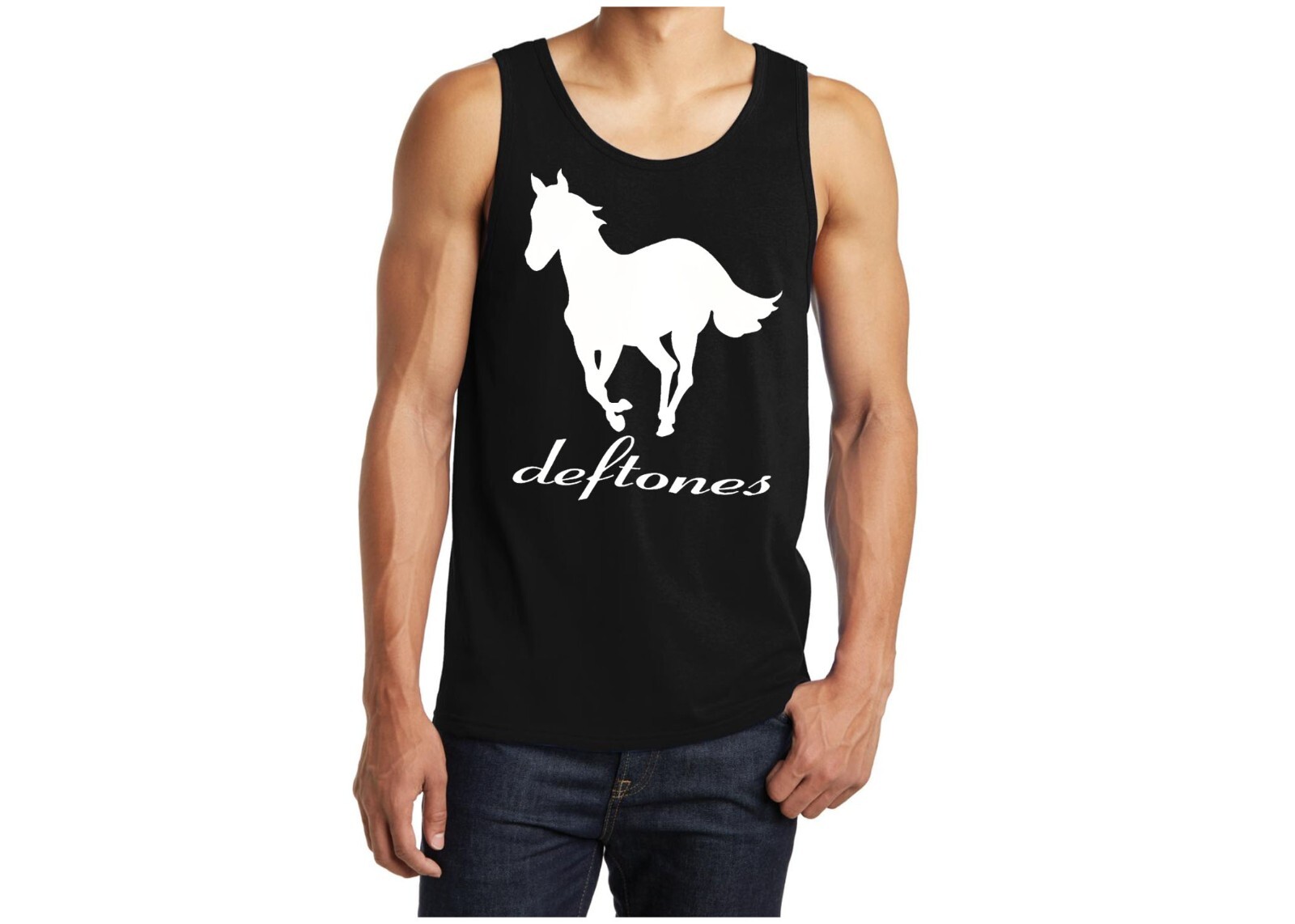 Deftones White Pony Rock Band Black Tank Top Men’s Sizes