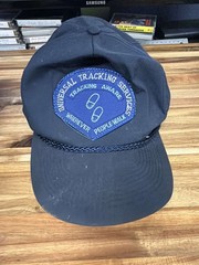 Cobra Caps Universal Tracking Services Navy Strapback Hat Adjustable