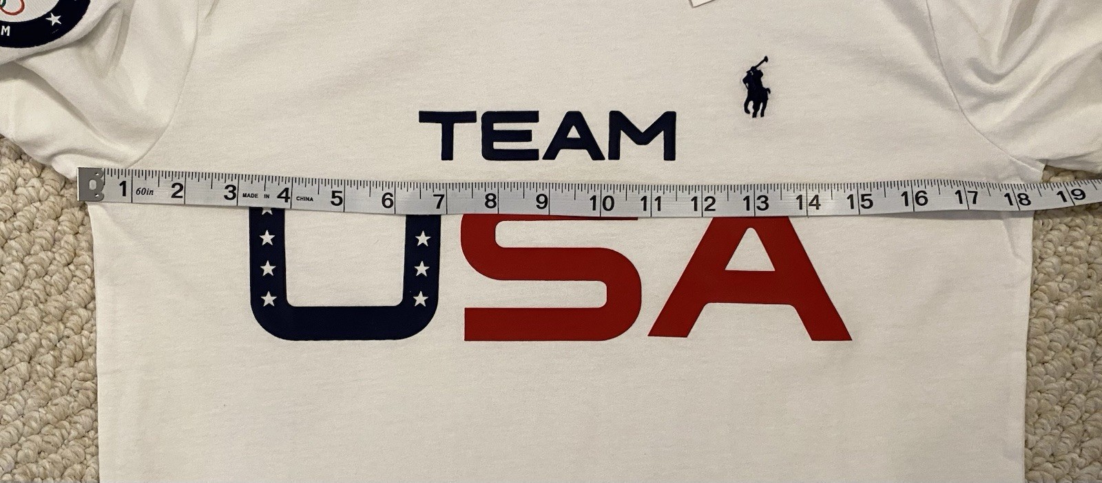Polo Ralph Lauren NWT S Small T-Shirt Team USA Olympics White New gallery