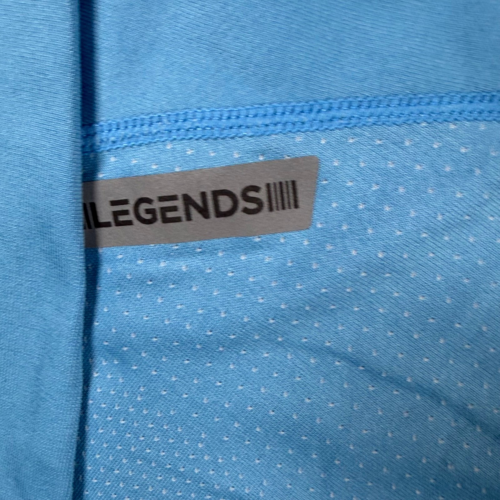 Legends Shirt Mens XXL Blue Performance Stretch Gym Workout Tee Athleisure gallery