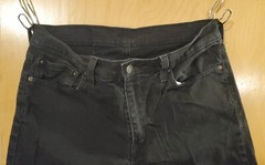 Levi’s Strauss & Co. 511 Jeans 32×32 /Black Denim Flat Front Straight Leg