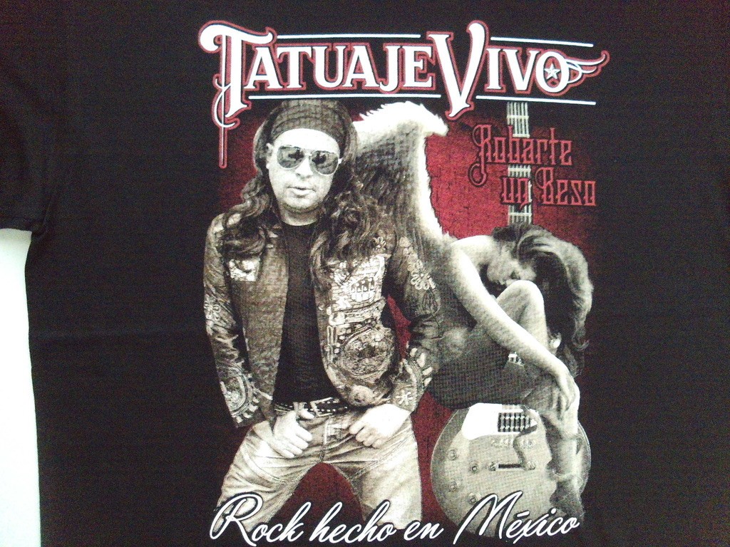 TATUAJE VIVO SHIRT,EL TRI ROCK URBANO INTERPUESTO BANDA BOSTIK EL HARAGAN SUR 16 gallery