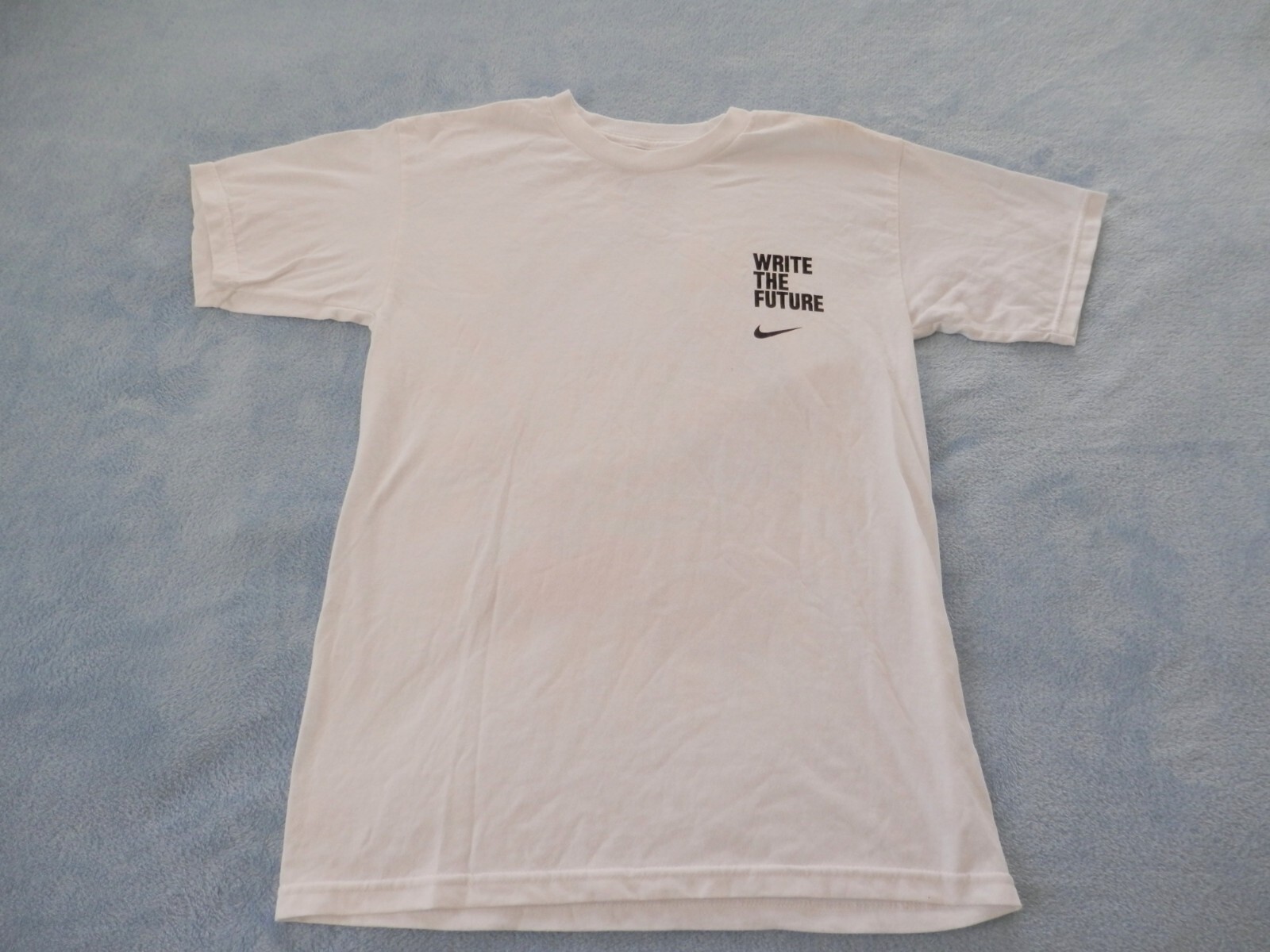 Nike VINTAGE WRITE THE FUTURE Brazil RONALDINHO Tee-jersey Shirt Top Men sz S nw gallery
