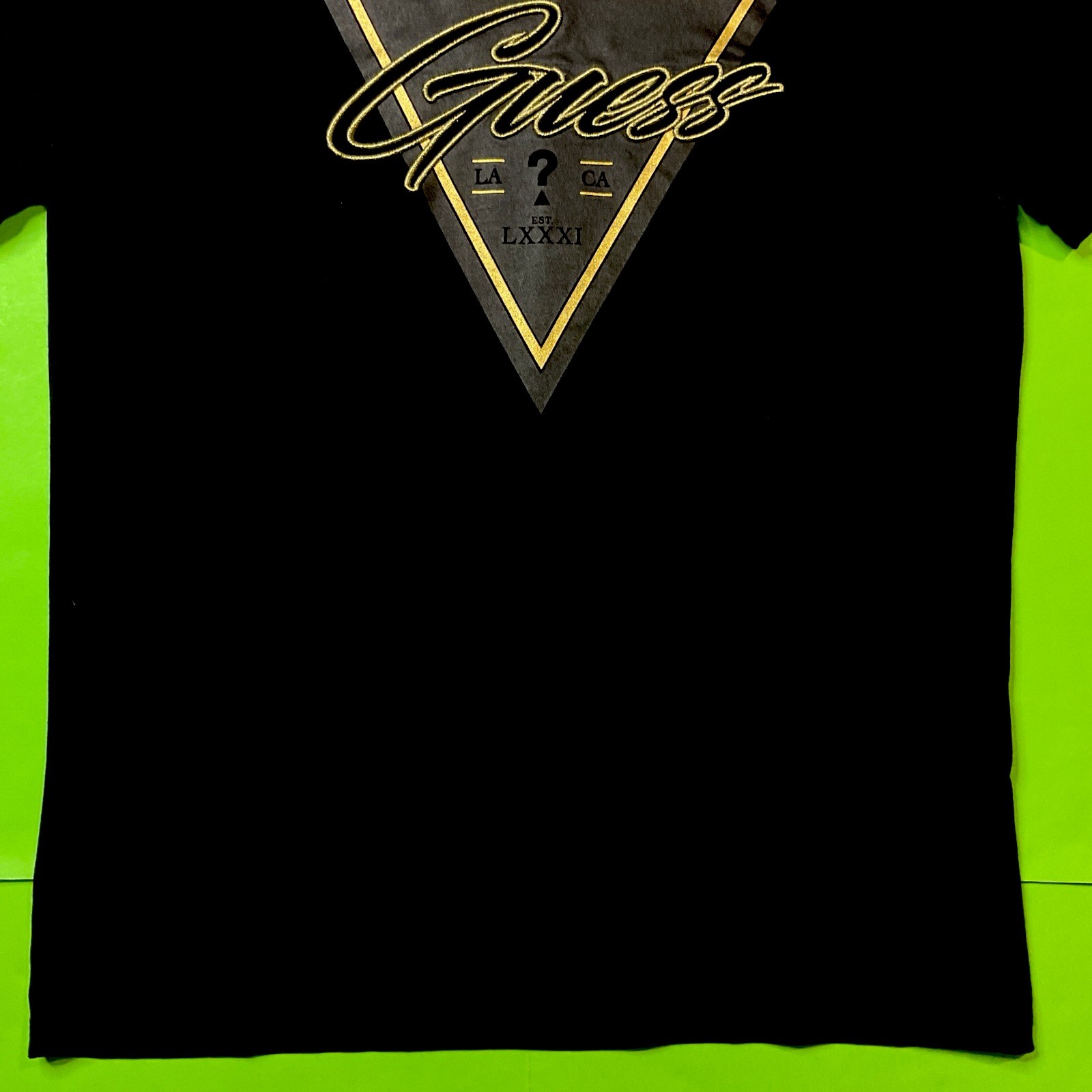 GUESS Los Angeles Men’s Short Sleeve T-Shirt Size LARGE Black 100% Cotton NEW gallery