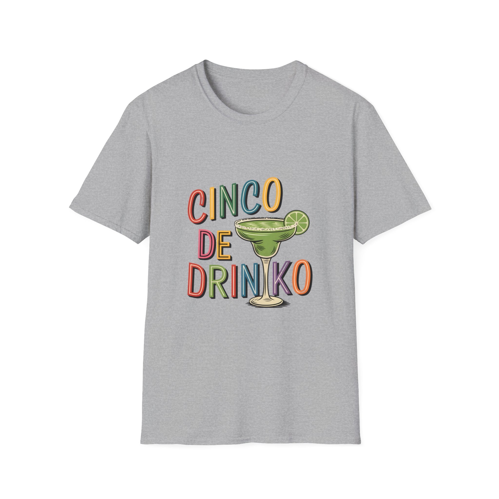 Cinco de Drinko Unisex T-Shirt, Fun Party Tee, Casual Wear, Gift for Friends,