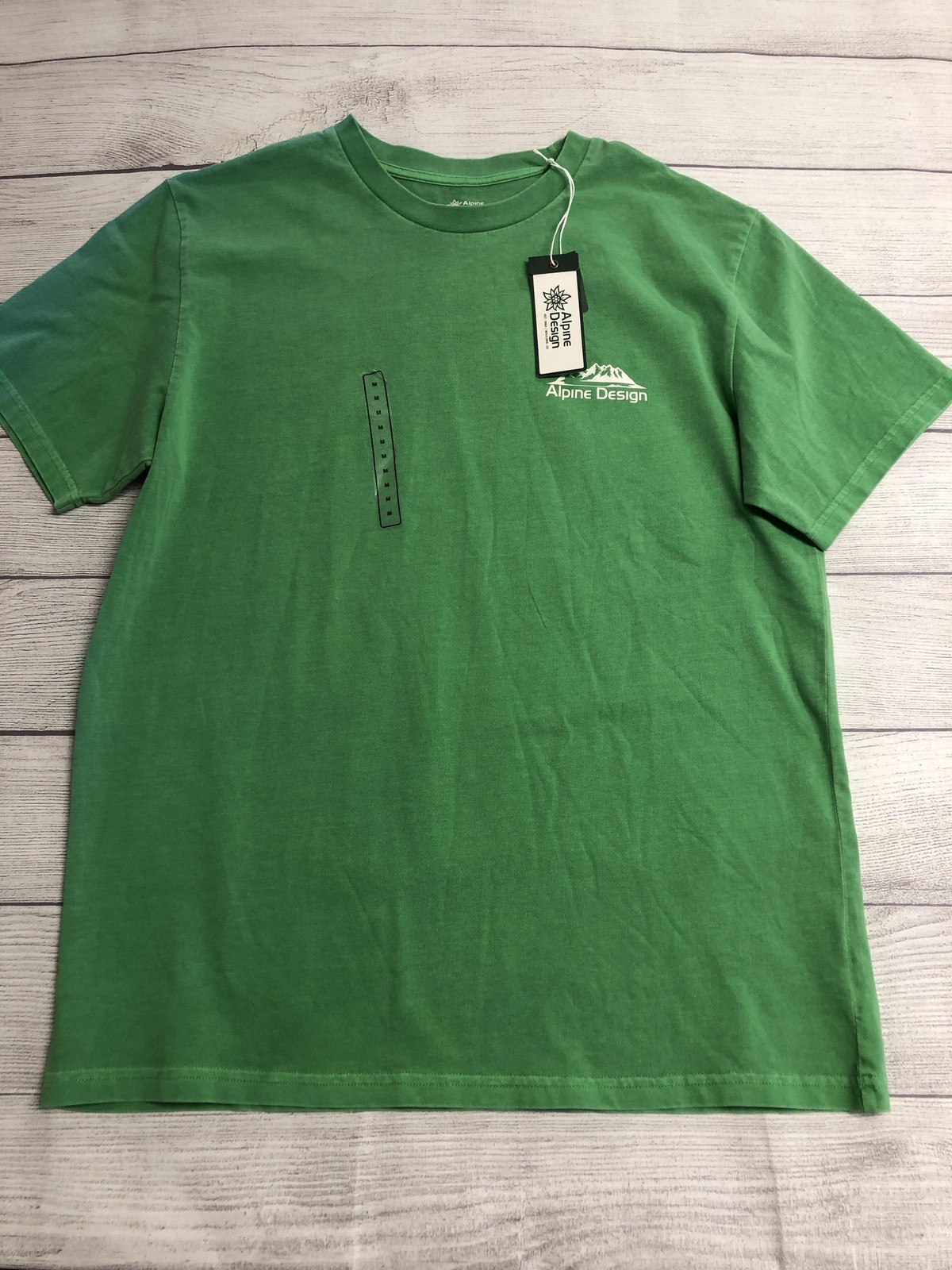 Alpine Design Shirt Mens Medium Green AD Hike Graphic Tee UPF 30+ Outdoor Nature