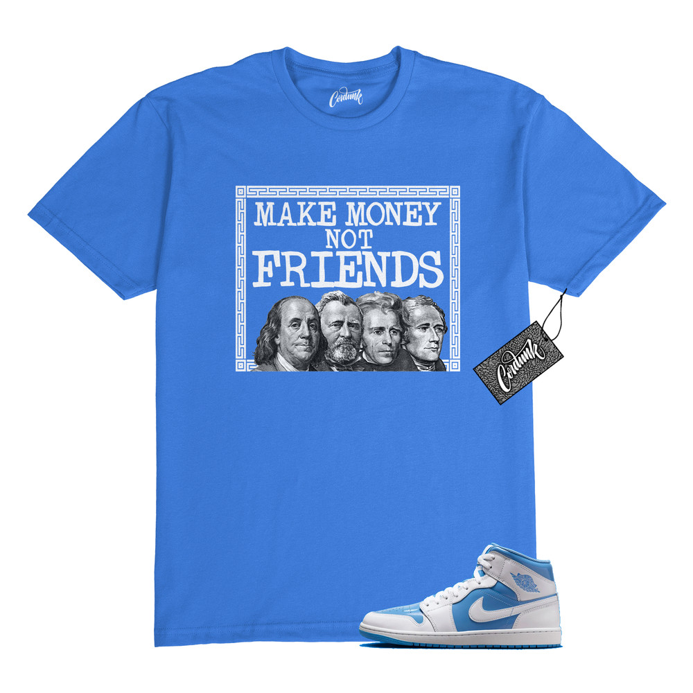 1 Mid Legend Blue White T Shirt to Match PRFR
