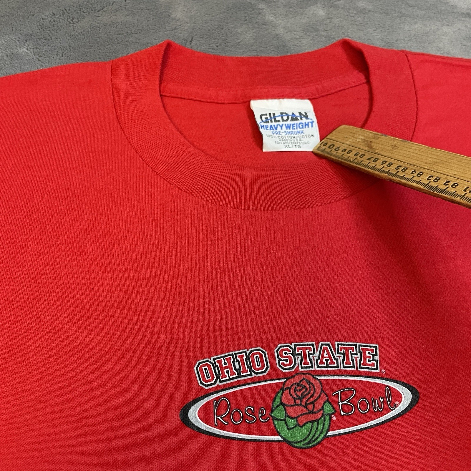 Vintage 1997 Ohio State Rose Bowl T-Shirt Mens XL NCAA College Football USA Made gallery