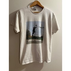 Almost Sunday Band Graphic Tee White Baumer Hall Resident T-Shirt Mens Medium