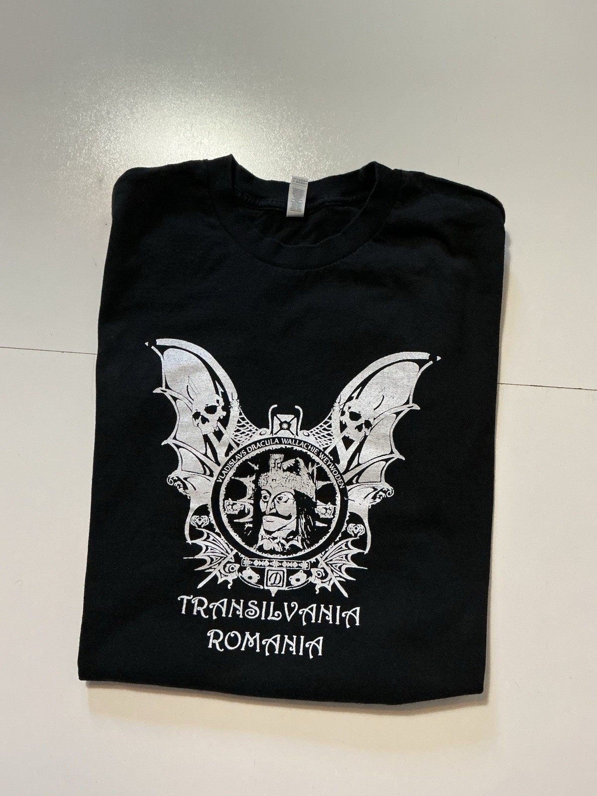Transylvania Romania Vlad The Impaler Vladislavs Dracula Weywooden T-Shirt Sz.XL