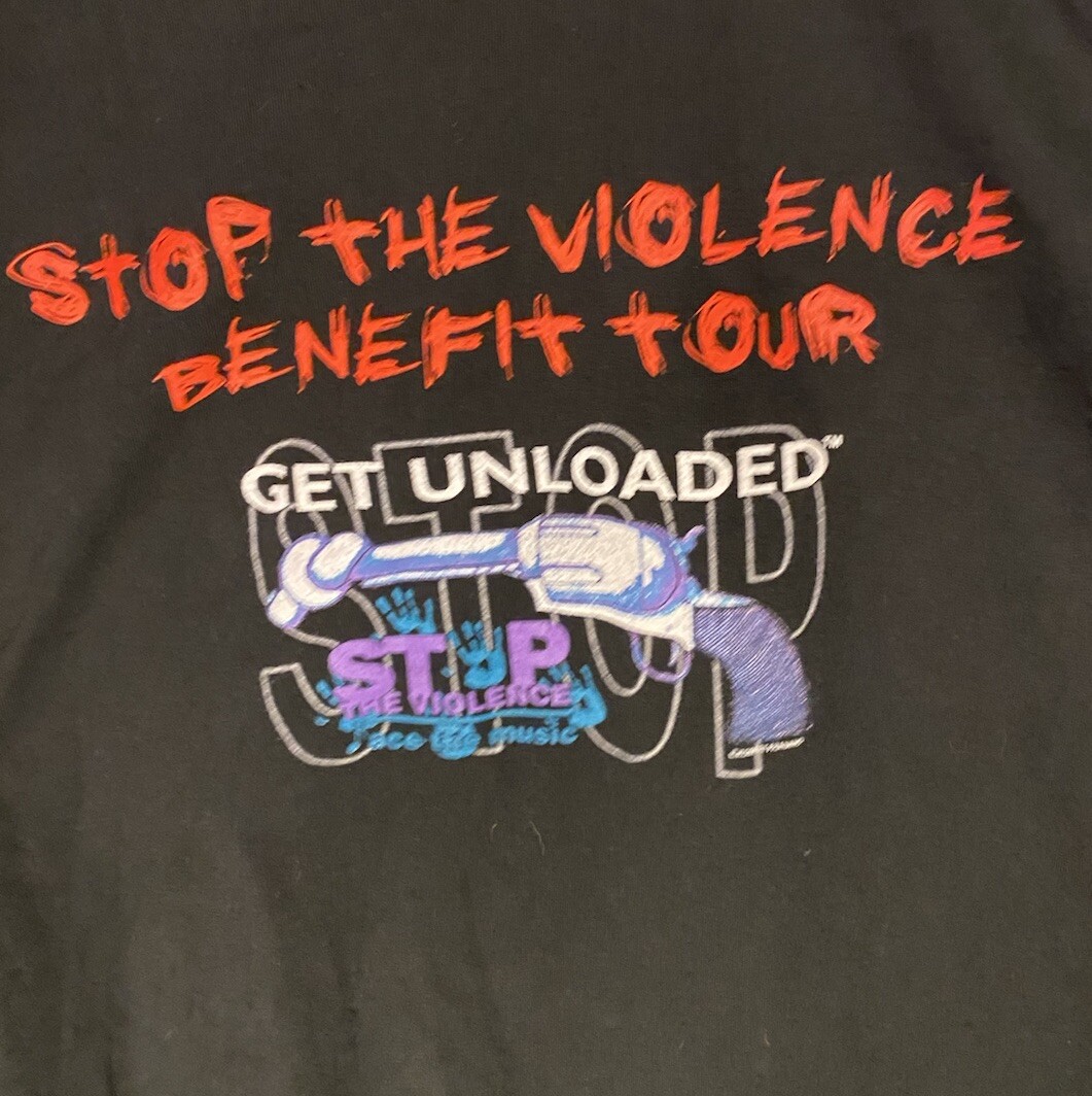 Lee vintage 90s Stop the violence benefit tour band tee Size Large gallery