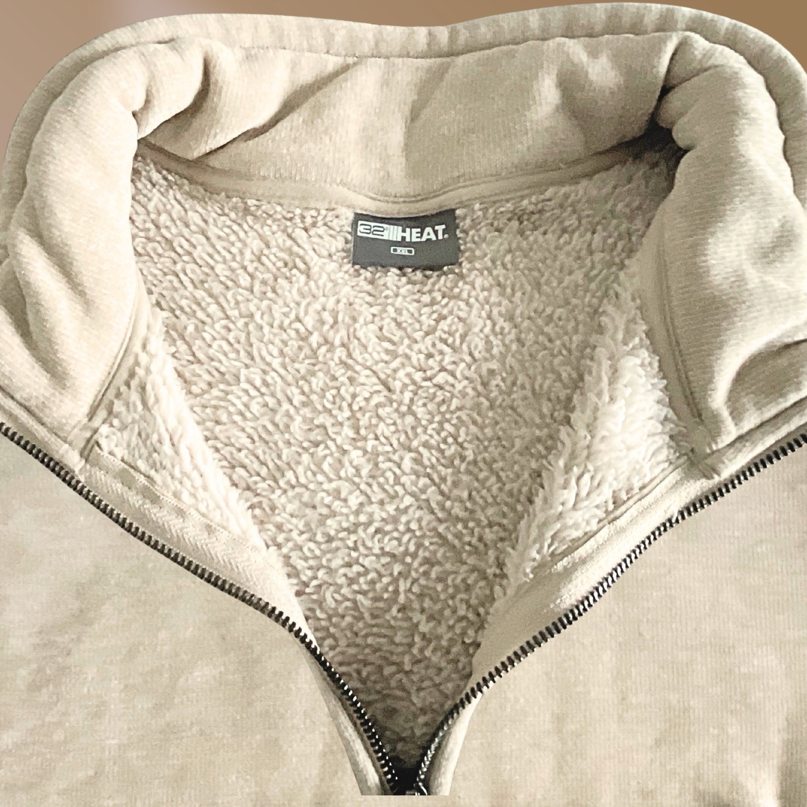 32 Degree Heat Pullover With Kangaroo Pocket Warm Plush Sherpa Lining gallery