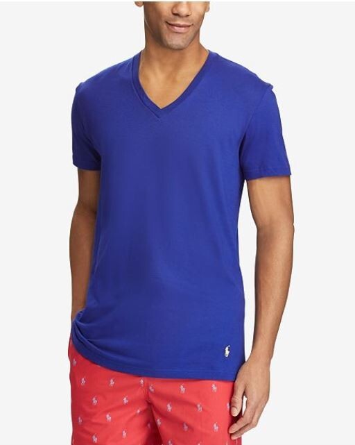 Polo Ralph Lauren 3-Pack Men Cotton Classic V-Neck T-Shirts Multi Size S (34-36) gallery