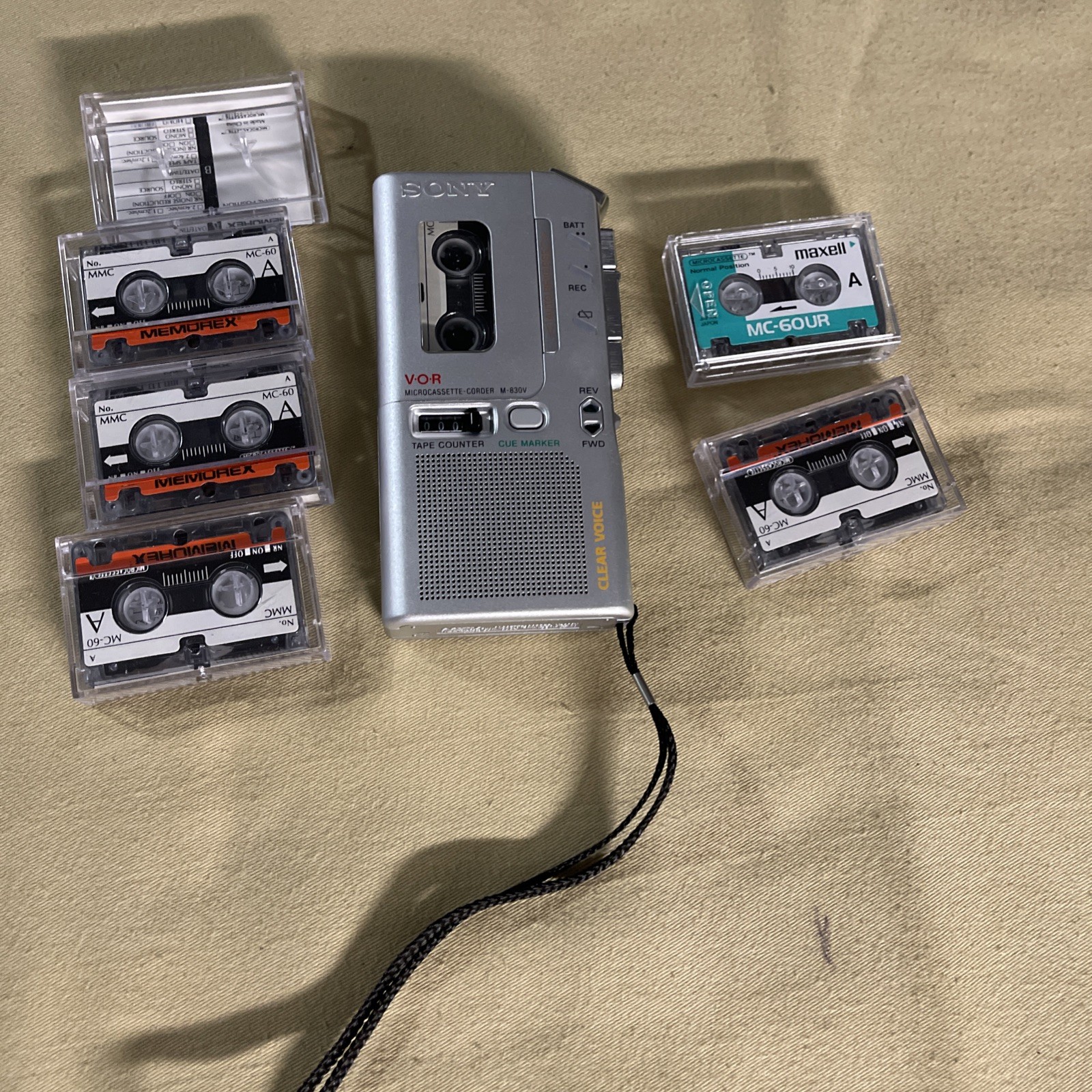Sony V- 0-r M- 830 With Tapes