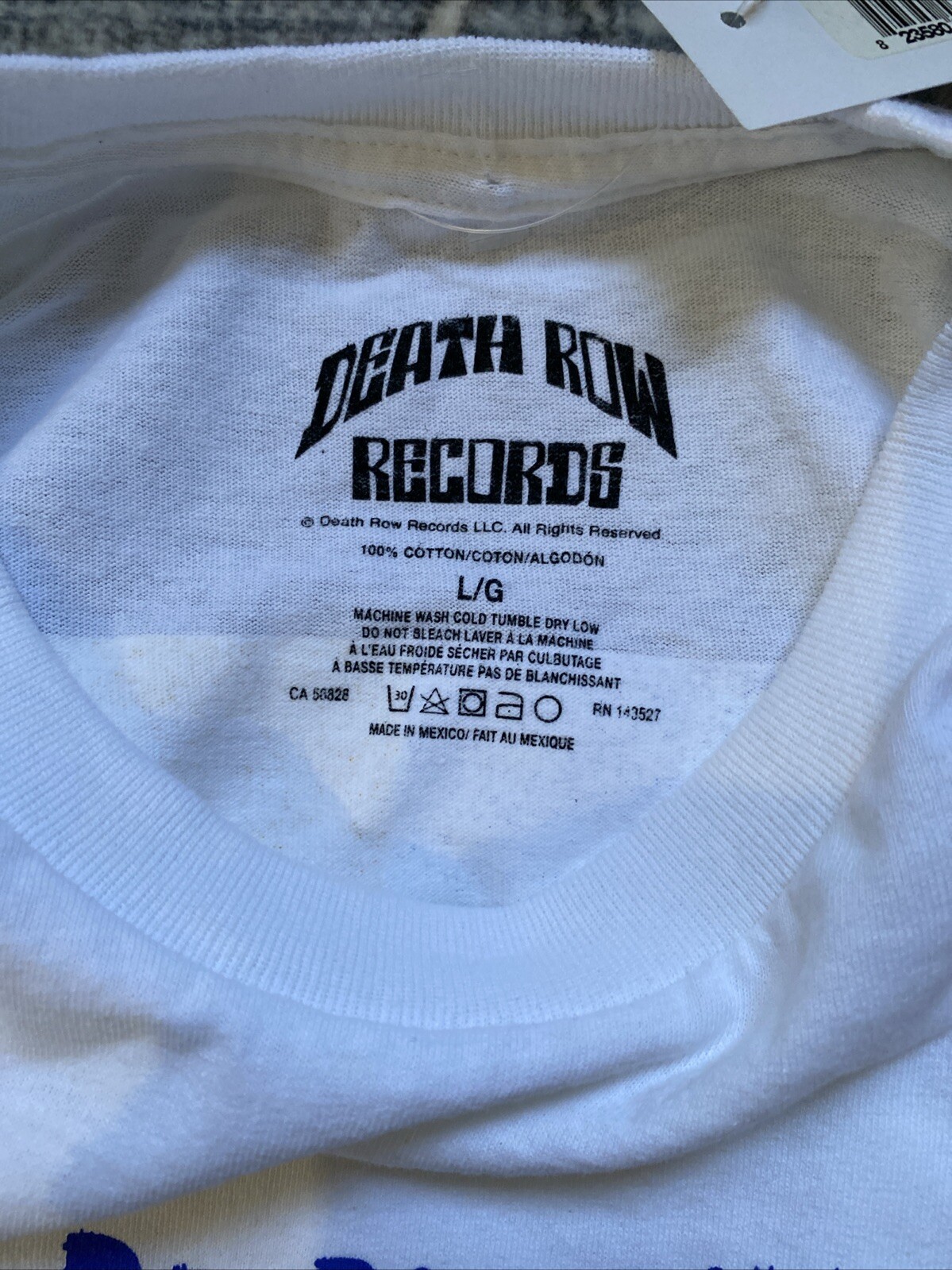 Death Row Records Dr.Bombay short sleeve T-shirt, M Unisex Music Festival Wear gallery