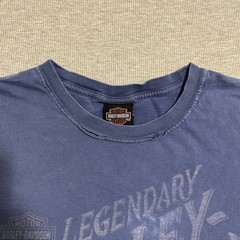 Harley Davidson Red River Wichita Falls Legendary Since 1903 Tee Slate Blue XL