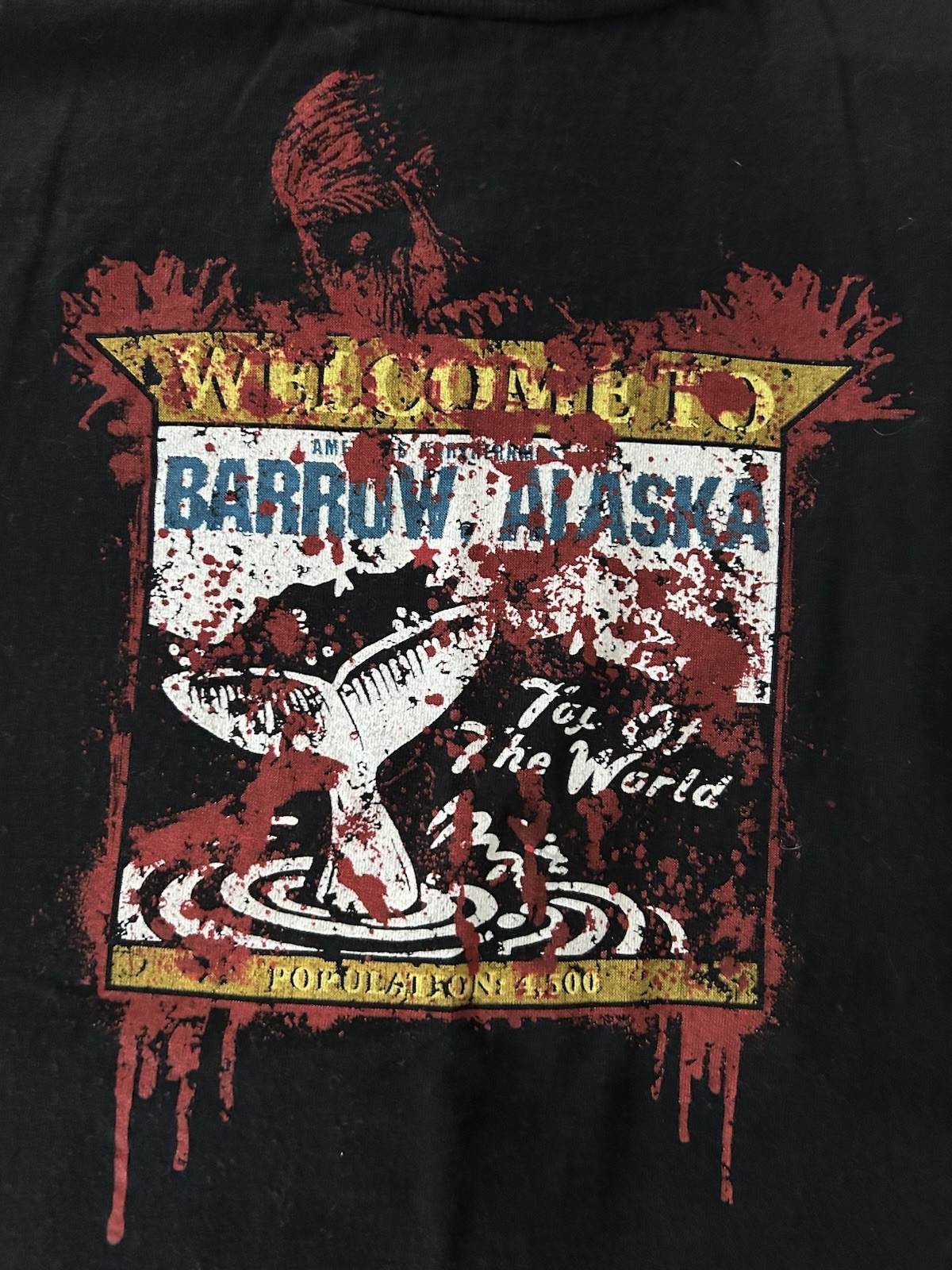 Vintage 30 Days Of Night, Top Of The World T-shirt, Black W/Graphic Men's Sz XL gallery