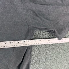 Duluth Trading Co Longtail T Shirt Mens L Relaxed Fit Pocket Charcoal Gray Work