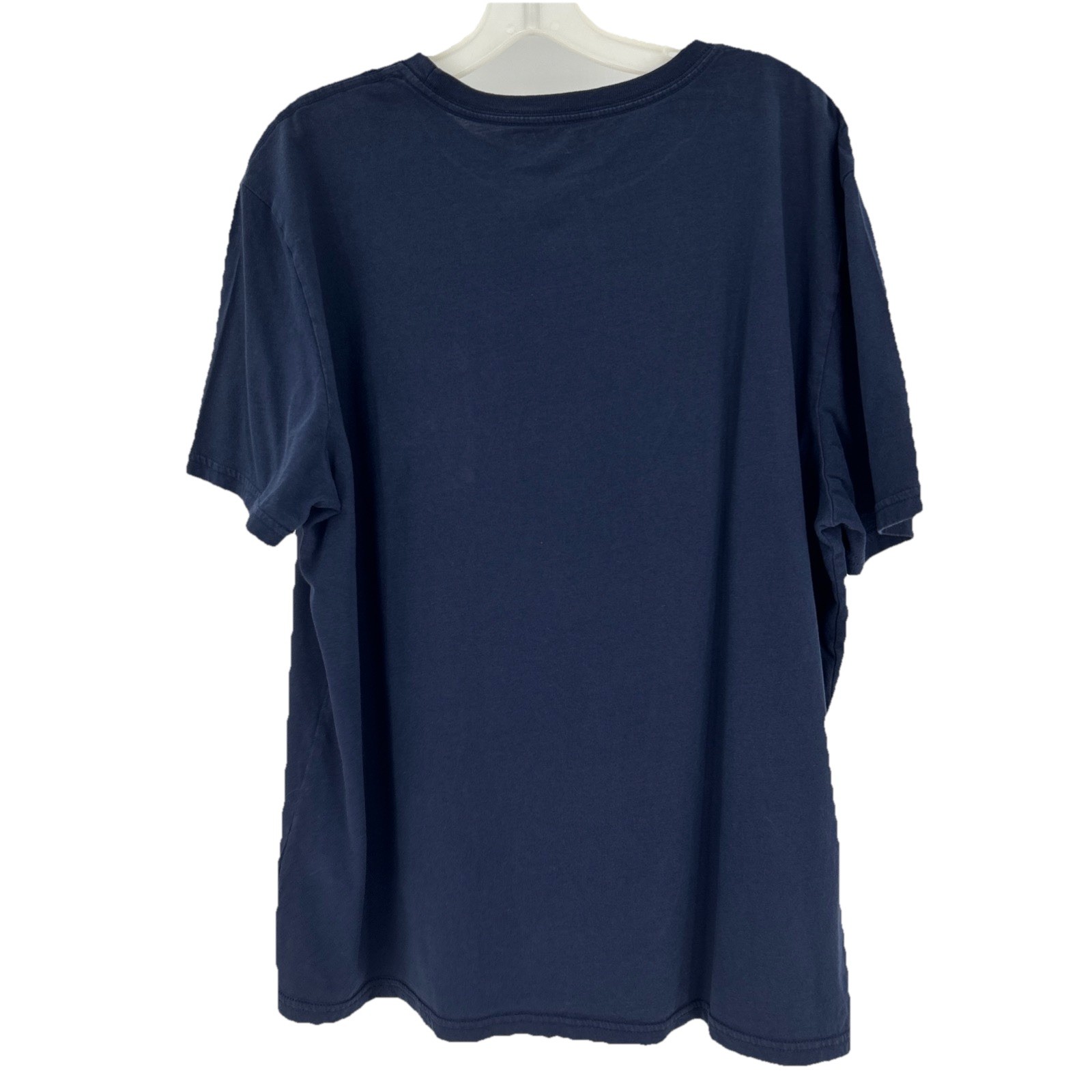 Nautica Mens XL Navy Blue Cotton Short Sleeve Pocket T-Shirt Embroidered Logo gallery
