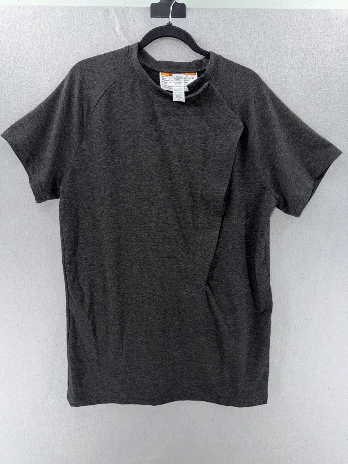 Dadware Mens Size L Gray Bondaroo Kangaroo Skin to Skin Contact T-shirt Bonding