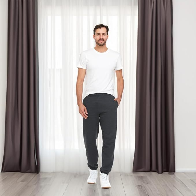 BILLIONHATS Bulk 24 Pack 12 Mens Jogger Pants & 12 Assorted Long Sleeve T-Shirts gallery