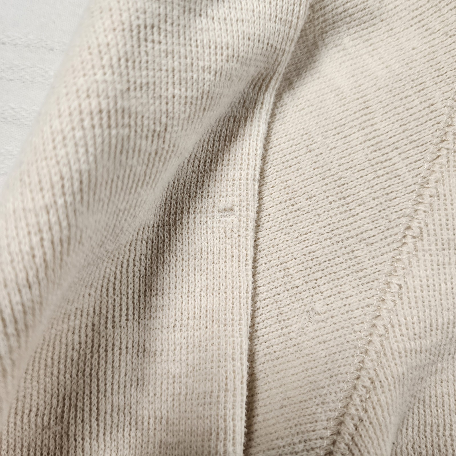Eddie Bauer Thermal Shirt Mens XXL Long Sleeve Knit Beige Outdoors Preppy Warm gallery