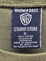 Vintage Warner Bros Studio Store Shirt Mens XL Green Tasmanian Devil Tee 90s