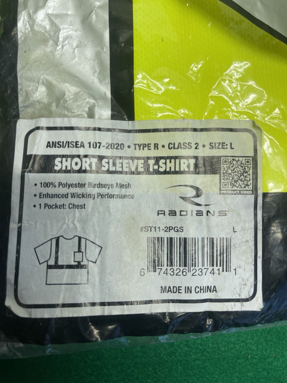 2 High Visibility ANSI Class 2 Hi Vis Reflective Work Safety T Shirt Max Dri gallery