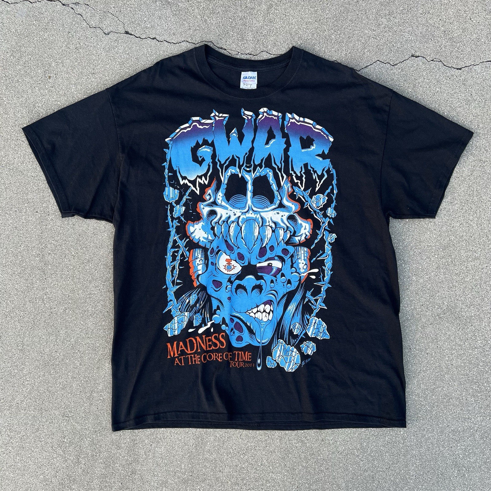 2013 GWAR Madness At The Core Of Time Tour Heavy Metal Punk Band T-Shirt XL gallery