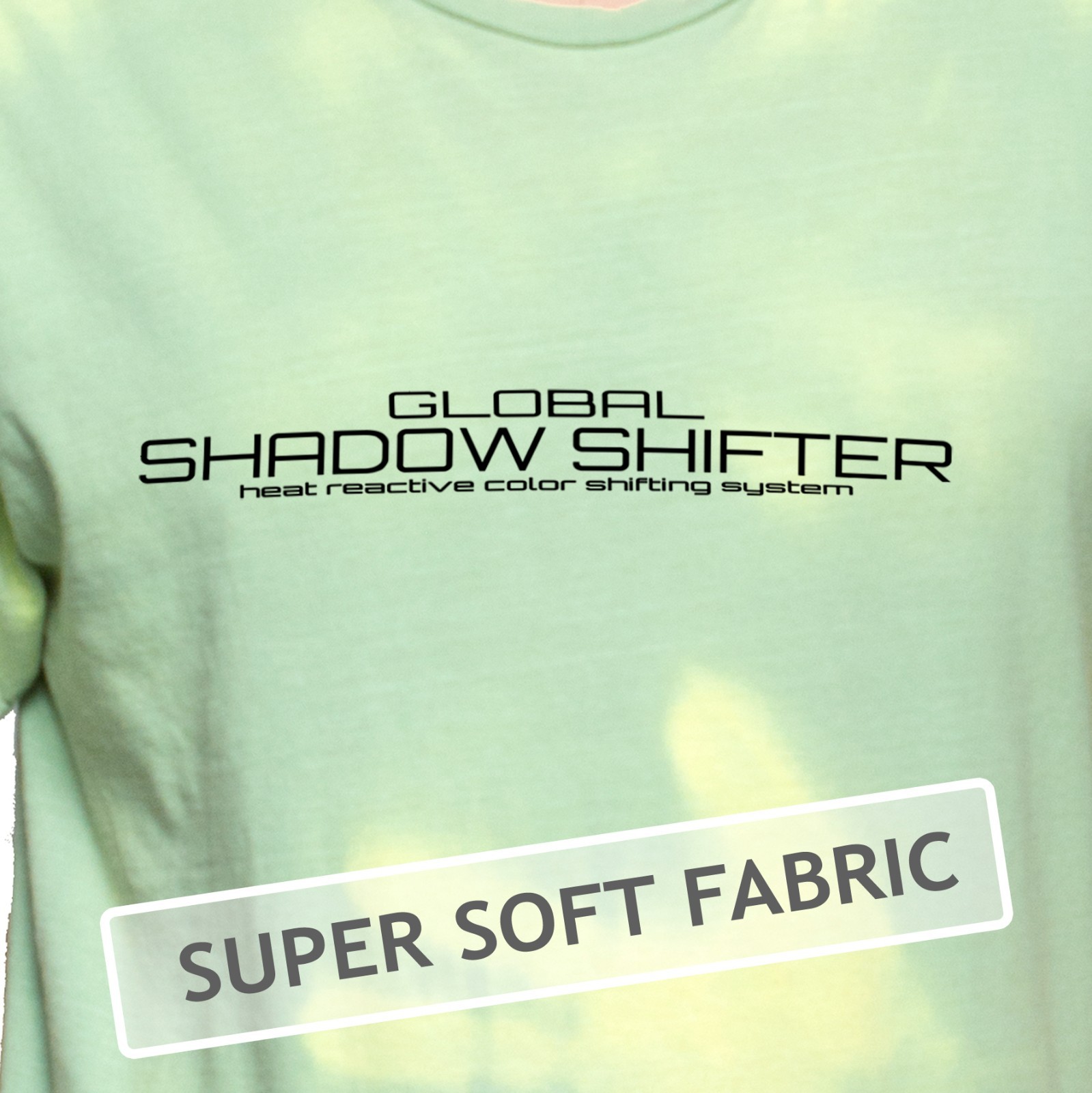 Shadow Shifter Color Changing Adult GREEN TO YELLOW T-Shirts like 90s Hypercolor gallery