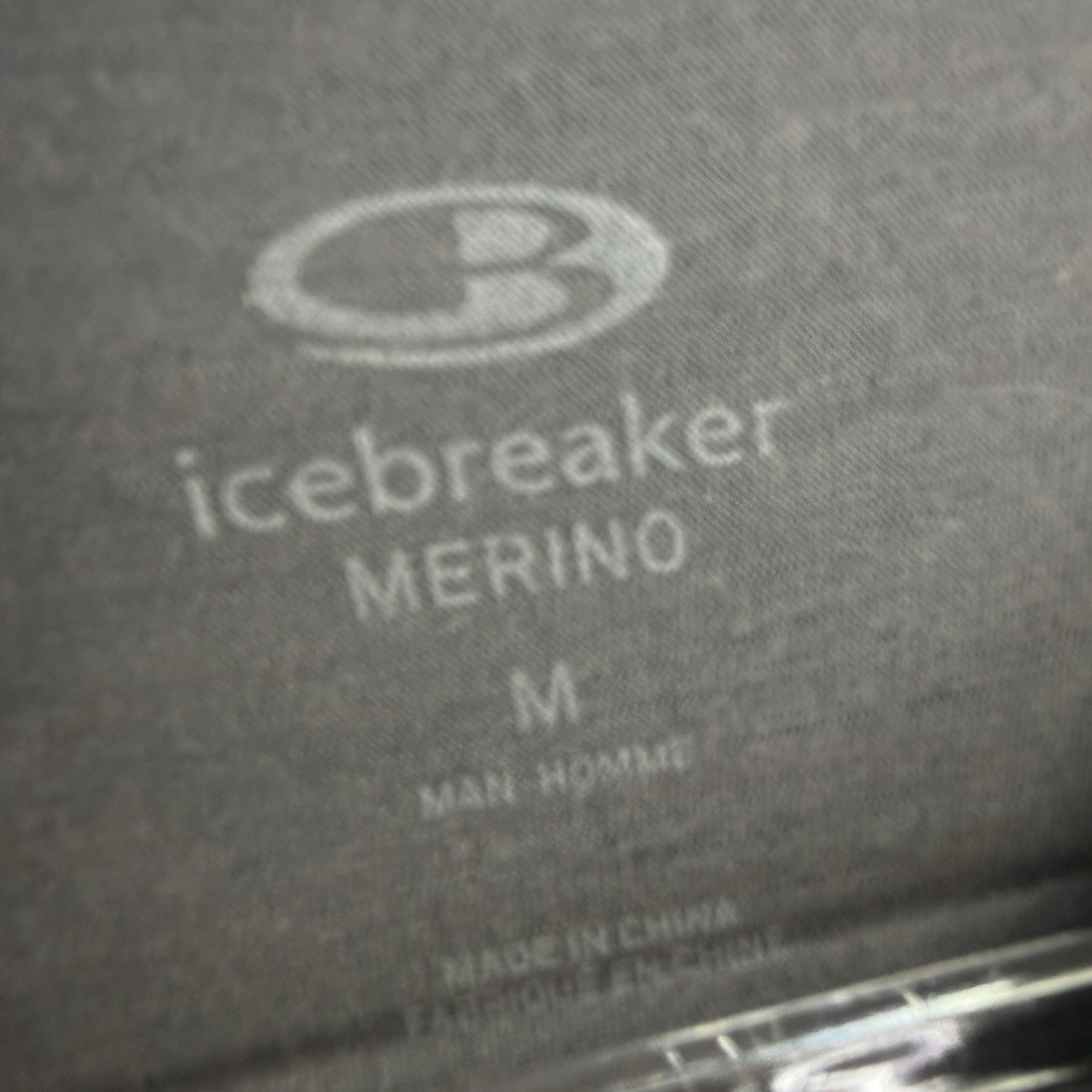 Icebreaker Merino Wool Graphic T Shirt Gray Size M Men’s Cycling Running Base gallery