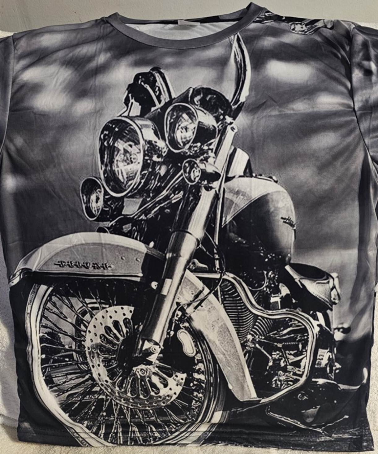 MOTORCYCLE BIKER BIKE RIDER AMERICA USA T-SHIRT gallery