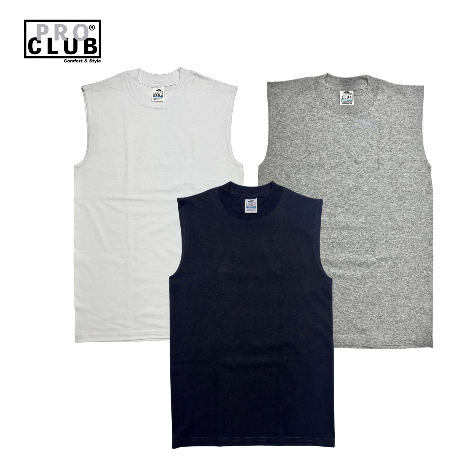 Pro Club Men's Comfort Sleeveless Muscle Tee gallery