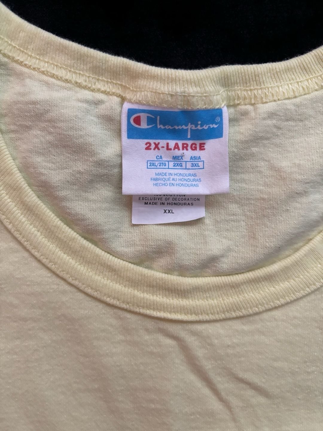 Champion Classic C Logo T-Shirt in Pale Yellow gallery