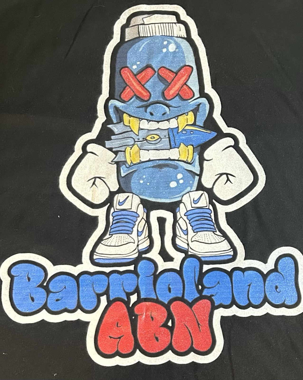 Shaka Wear Men’s Super Max Heavyweight Stylish T-Shirt 2XL Famous Barrioland ABN