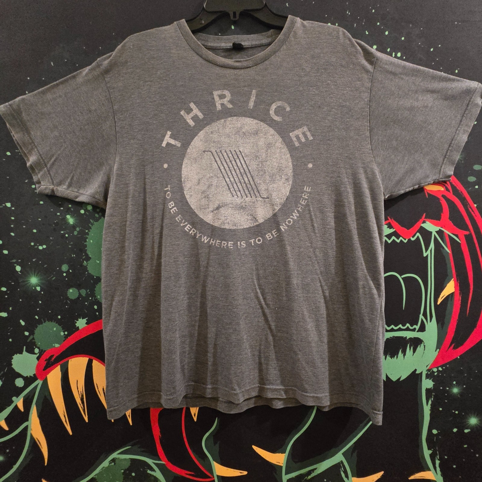 THRICE To Be Everywhere is to Be Nowhere Tour Concert Shirt Sz XL Rock Band Y2K