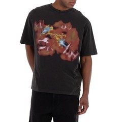 Ambush Abstract-Print Graphic T-Shirt, Size Small