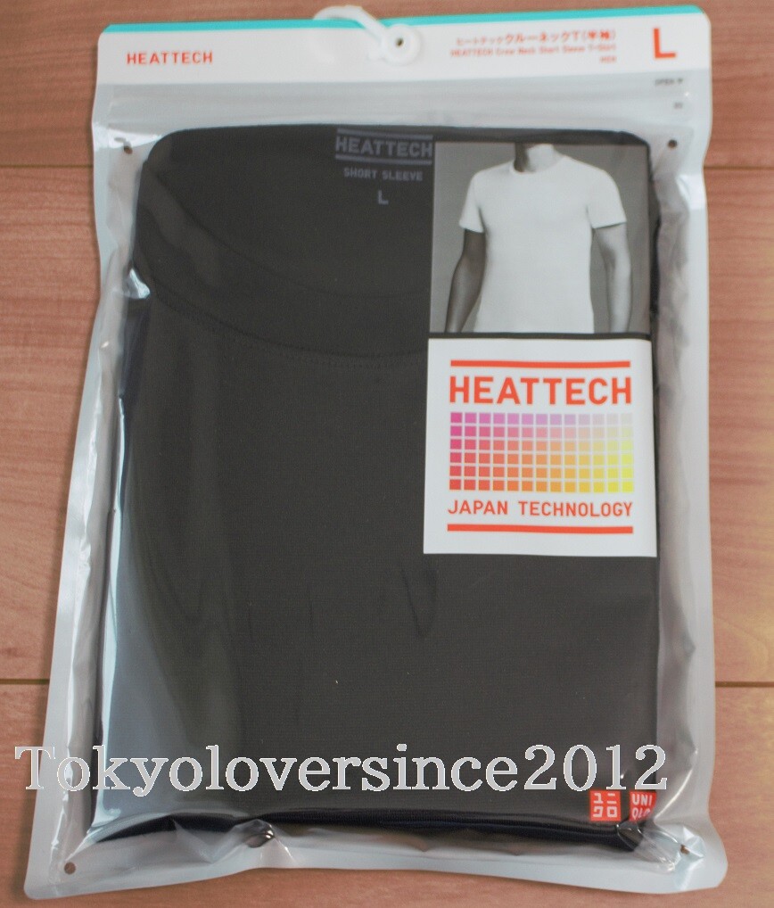 UNIQLO Men Heattech Short Sleeve Crew Neck XS- 4 XL T-shirt from Japan gallery