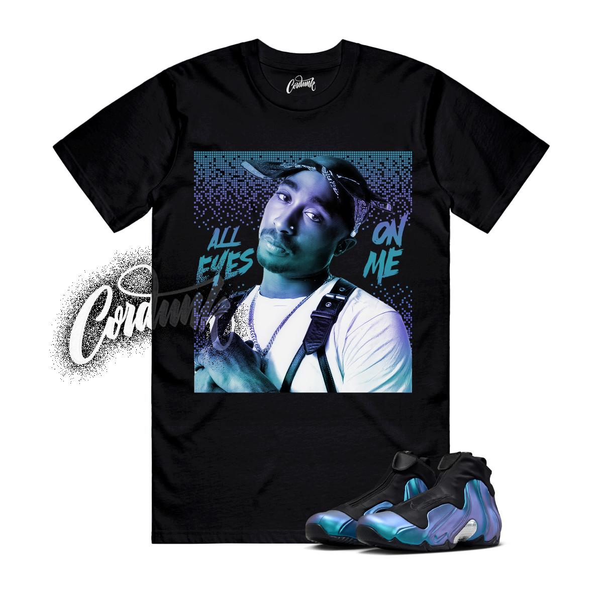 Flightposite Dusty Cactus Persian Violet Metallic Silver T Shirt Match TP gallery