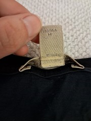 Burberry Brit Men’s Size Medium Black with White Lines Pattern
