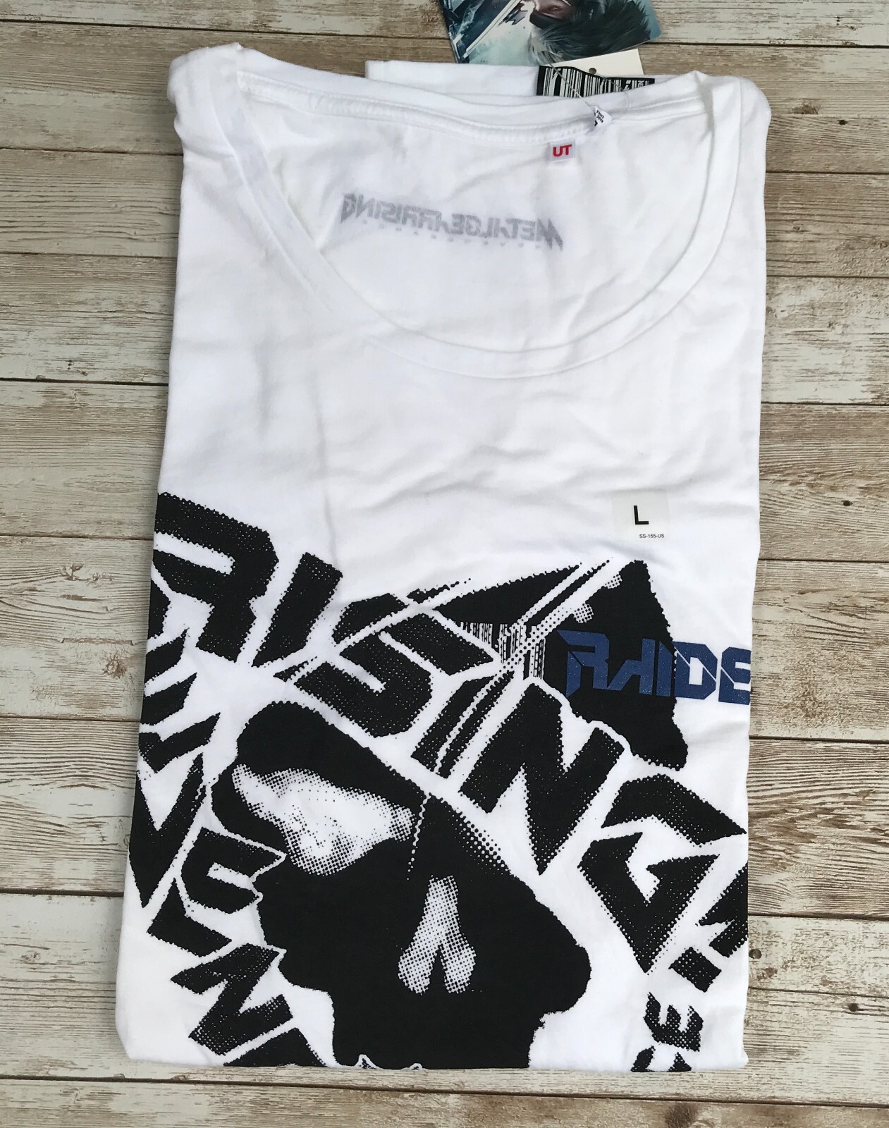 L(JPN) size UNIQLO UT METAL GEAR RISING T-shirt White Japan Sony New w/tags gallery