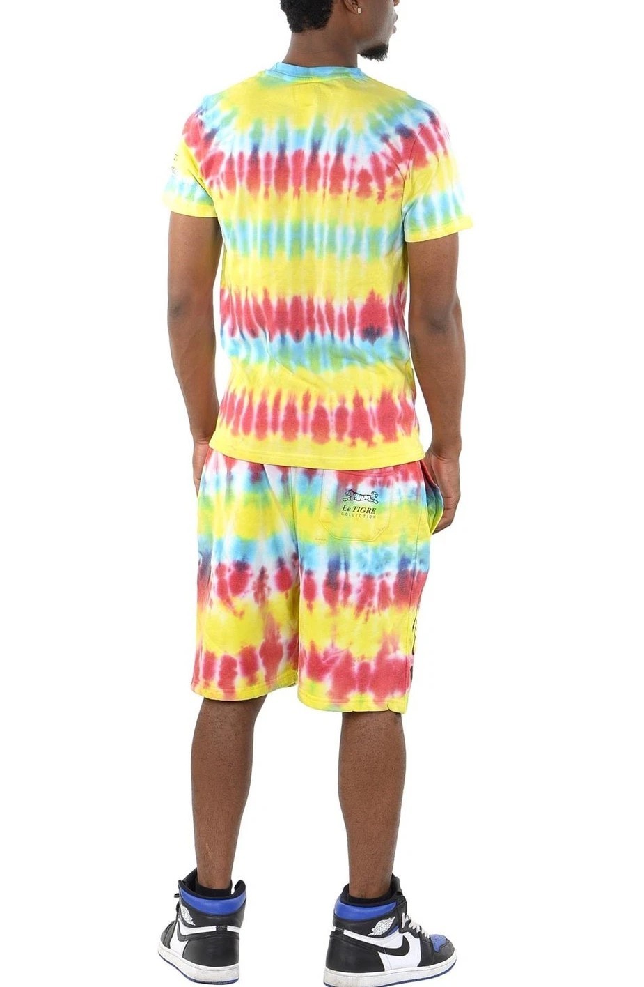 Le TIGRE Tie Dye T-Shirt & Shorts Set, Multicolor gallery