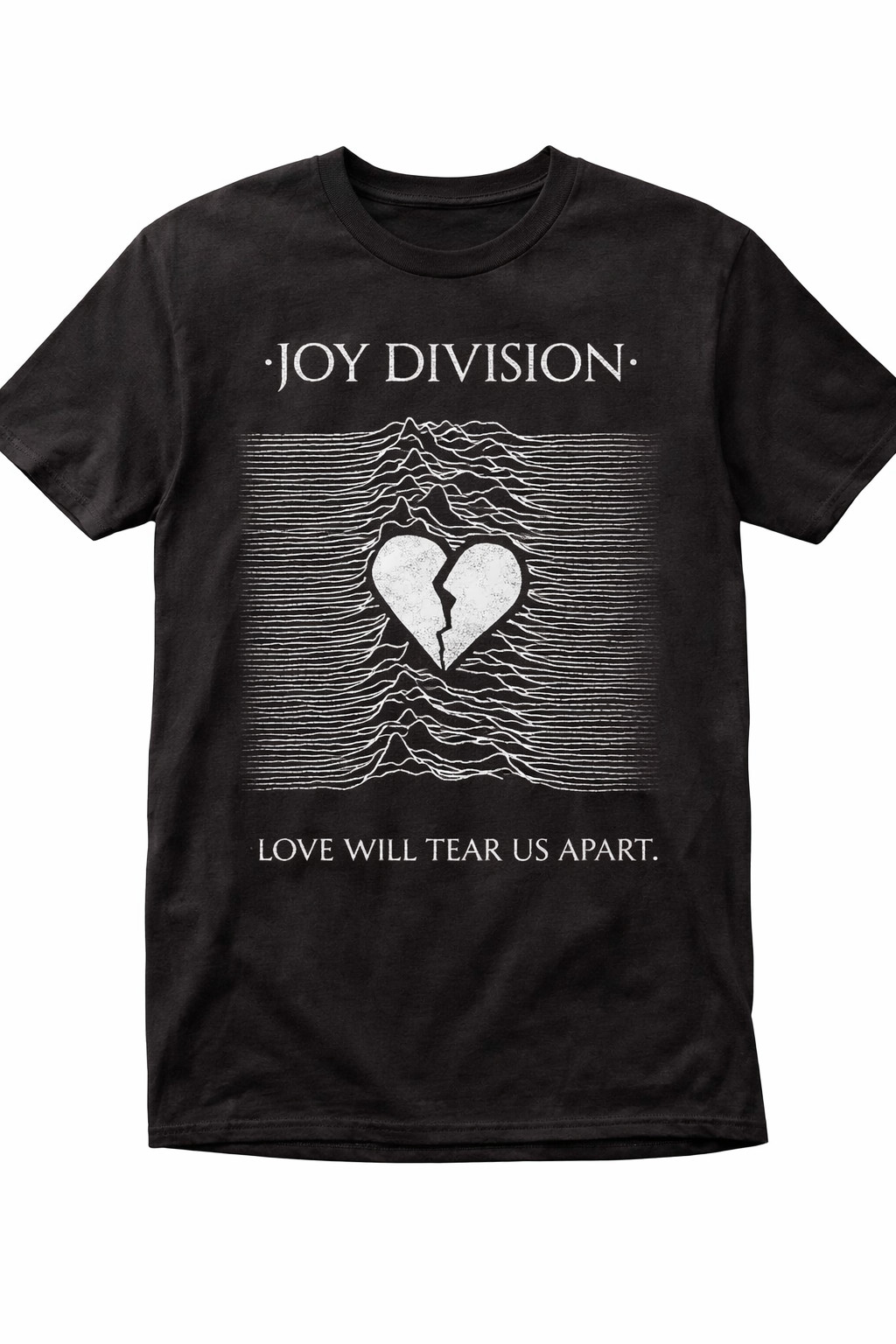 Joy Division Love Will Tear Us Apart T-Shirt, Post Punk Band Tee, Black Shirt gallery