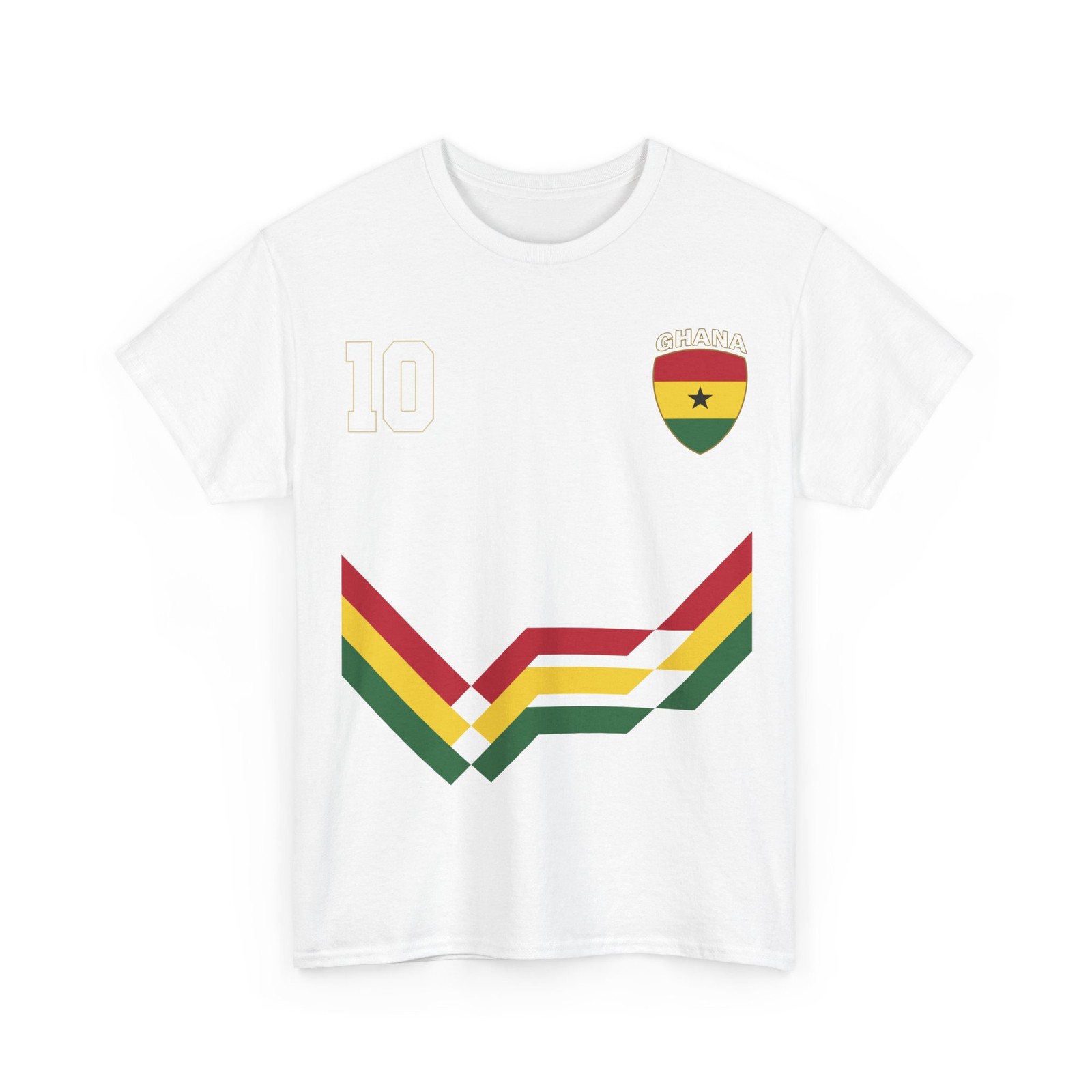 Ghana Soccer Tee, Ghana Number 10 Soccer Ghanaian Soccer 2026 Shirt