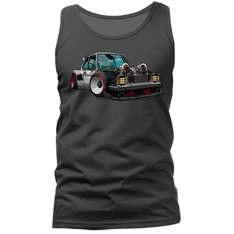 Little Car Transformer Motor Imported Tuned Custom Sports Car Tank Top gallery