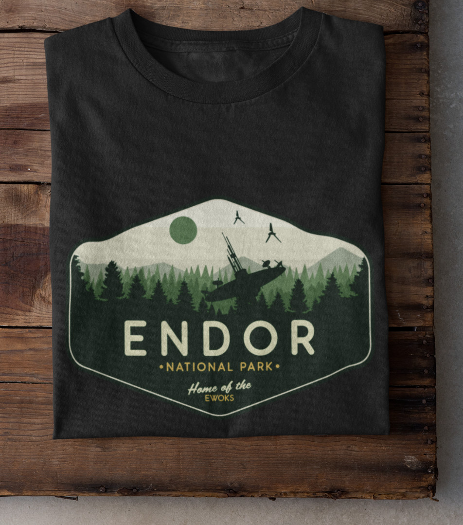 Star Wars T-Shirt, Endor T-Shirt, Endor National Park T-Shirt, Star Wars Gifts