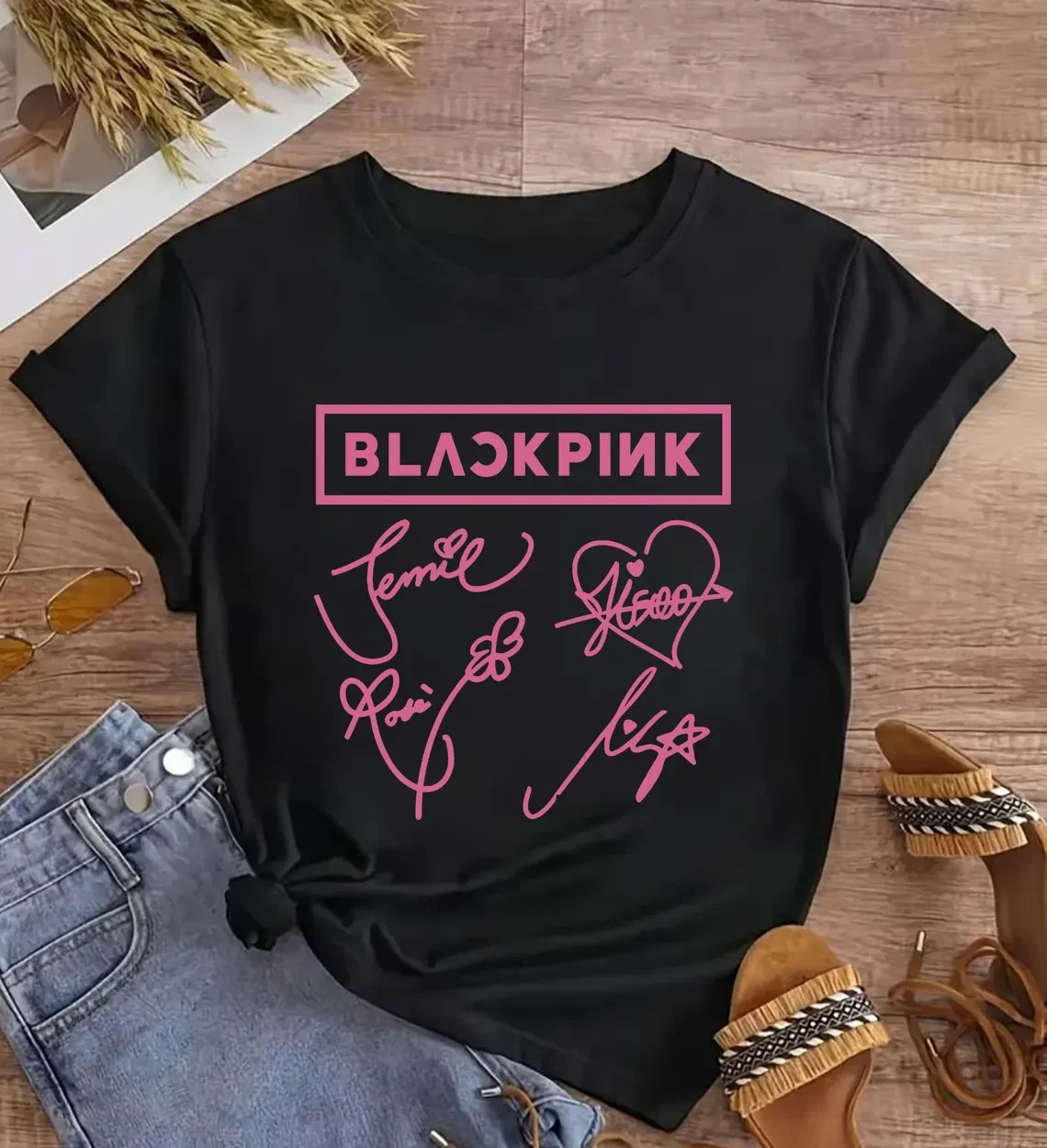Blackpink 2025 Deadline World Tour Signatures Shirt, Blackpink World Tour Shirt gallery
