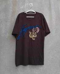 Travis Scott Cactus Jack x Fragment Design Tiger Tee Brown Shirt Mens XL
